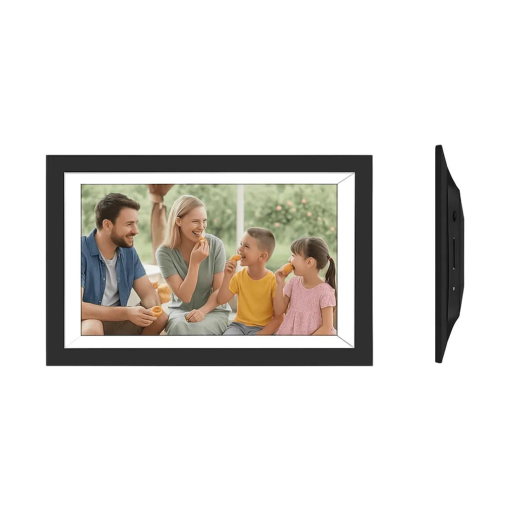 Frameora HD WiFi Digitalramme – 10,1" IPS Touchscreen,