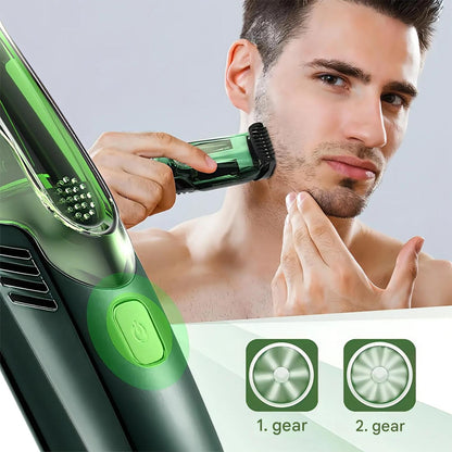 BeardCrafter X7™ – Ledningsfri skægtrimmer med justerbar længde og USB-hurtigopladning