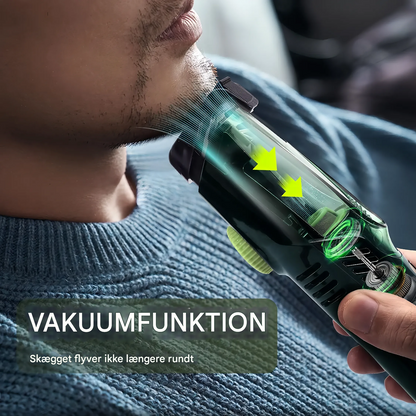 BeardCrafter X7™ – Ledningsfri skægtrimmer med justerbar længde og USB-hurtigopladning