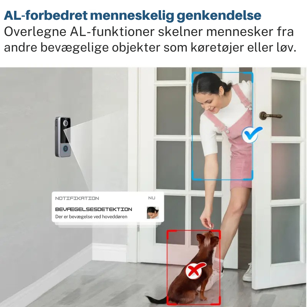 GuardianBell Pro AI Nattesynsdørklokke