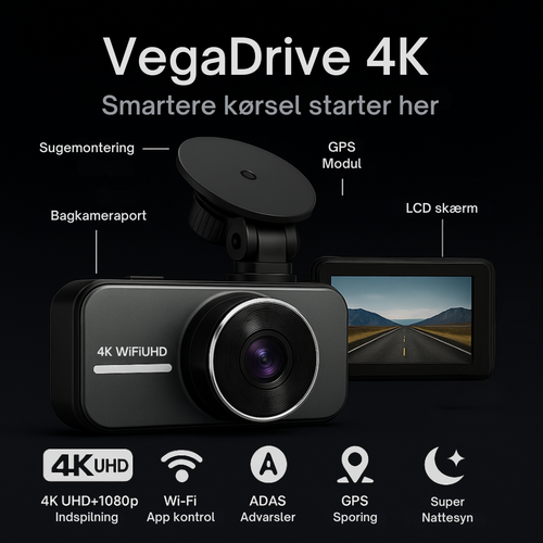 VegaDrive - 4K Full HD Smart Dash Cam