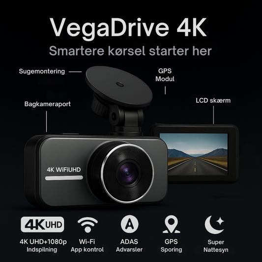 VegaDrive - 4K Full HD Smart Dash Cam