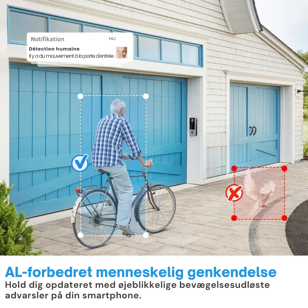 GuardianBell Pro AI Nattesynsdørklokke