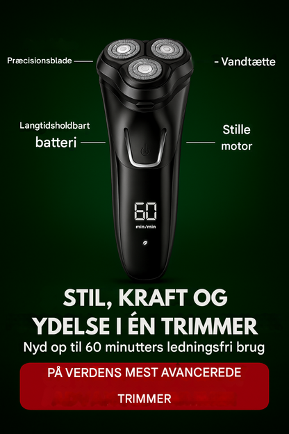 SmoothTrim One – 4D elektrisk barbermaskine med præcisionsblade