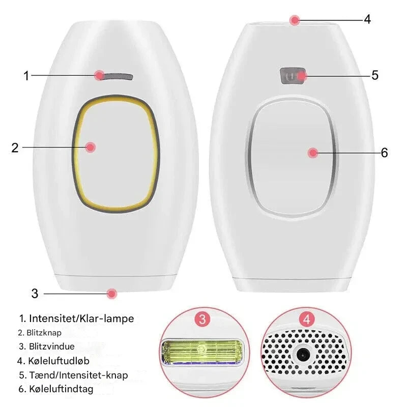 GlowSilk IPL Hårfjerningsapparat – Glat hud derhjemme